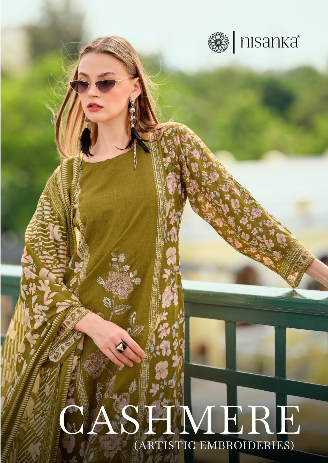 nisanka cashmere series 03 to 06 lawn cotton pakistani salwar kameez in wholesale surat