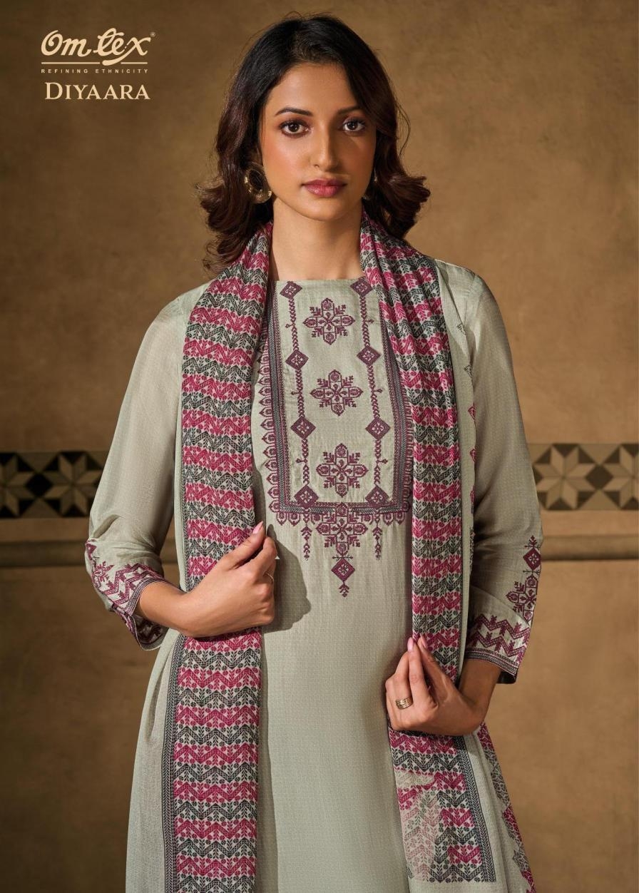 omtex diyaara 8541 rubina silk casual salwar kameez in wholesale surat