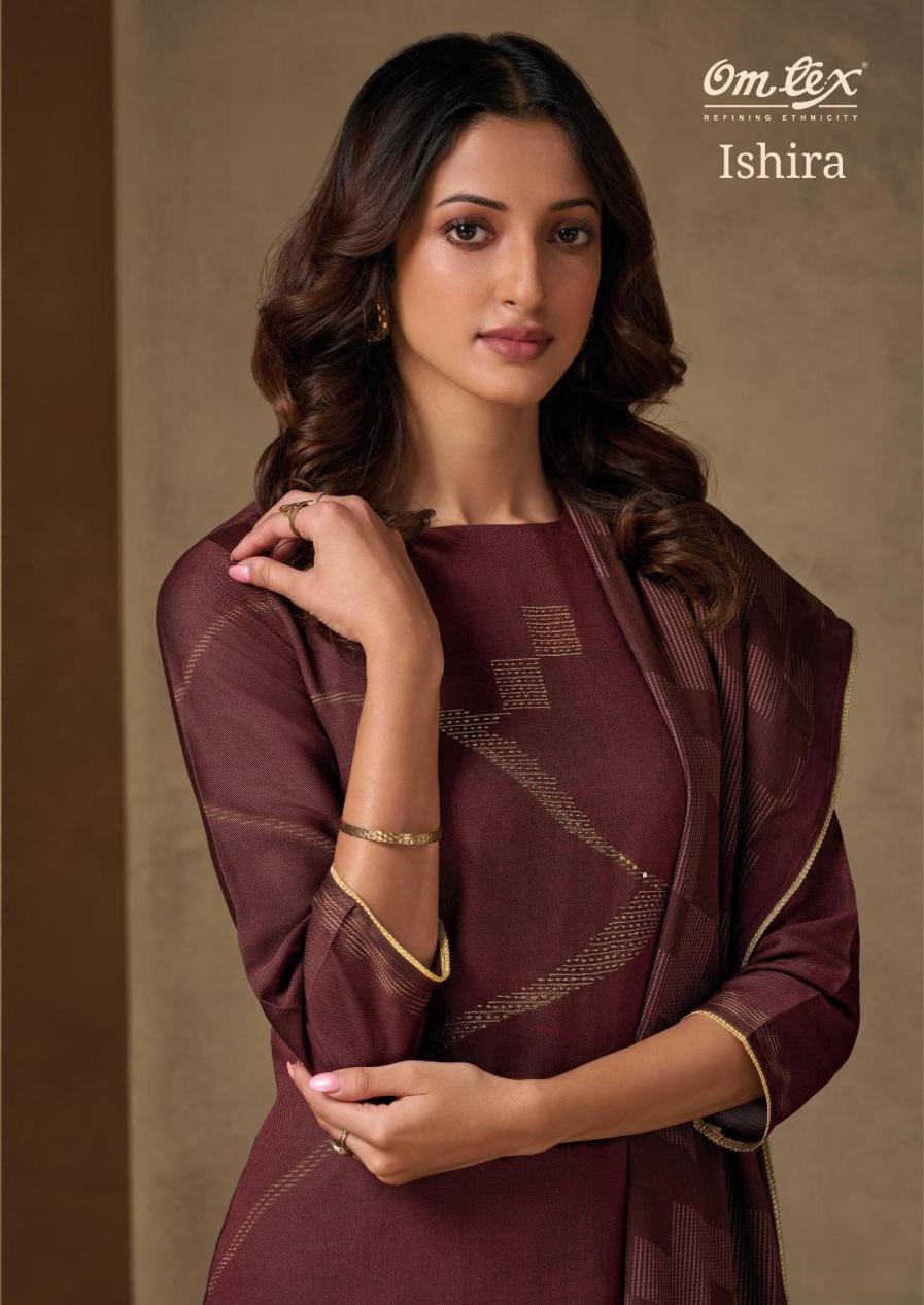 omtex ishira series 8561A to 8561D kashmere black hit design salwar kameez in wholesale surat