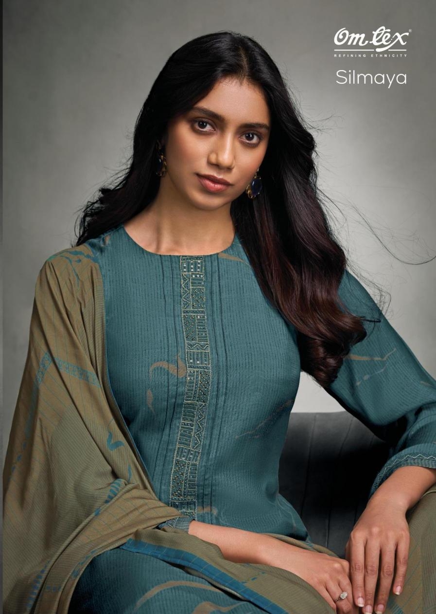 omtex silmaya series 7931A to 7931D pakiza silk hit design salwar kameez in wholesale surat