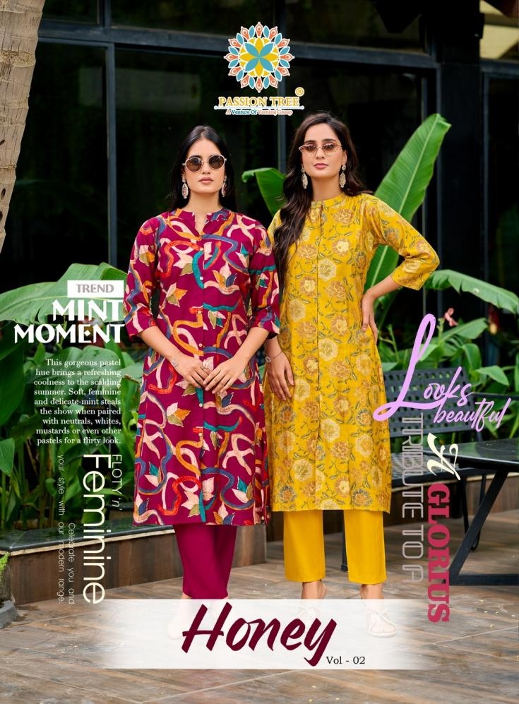 passion tree honey vol 2 series 2001 to 2006 a-line vetican print readymade big size co-ord sets in wholesale surat