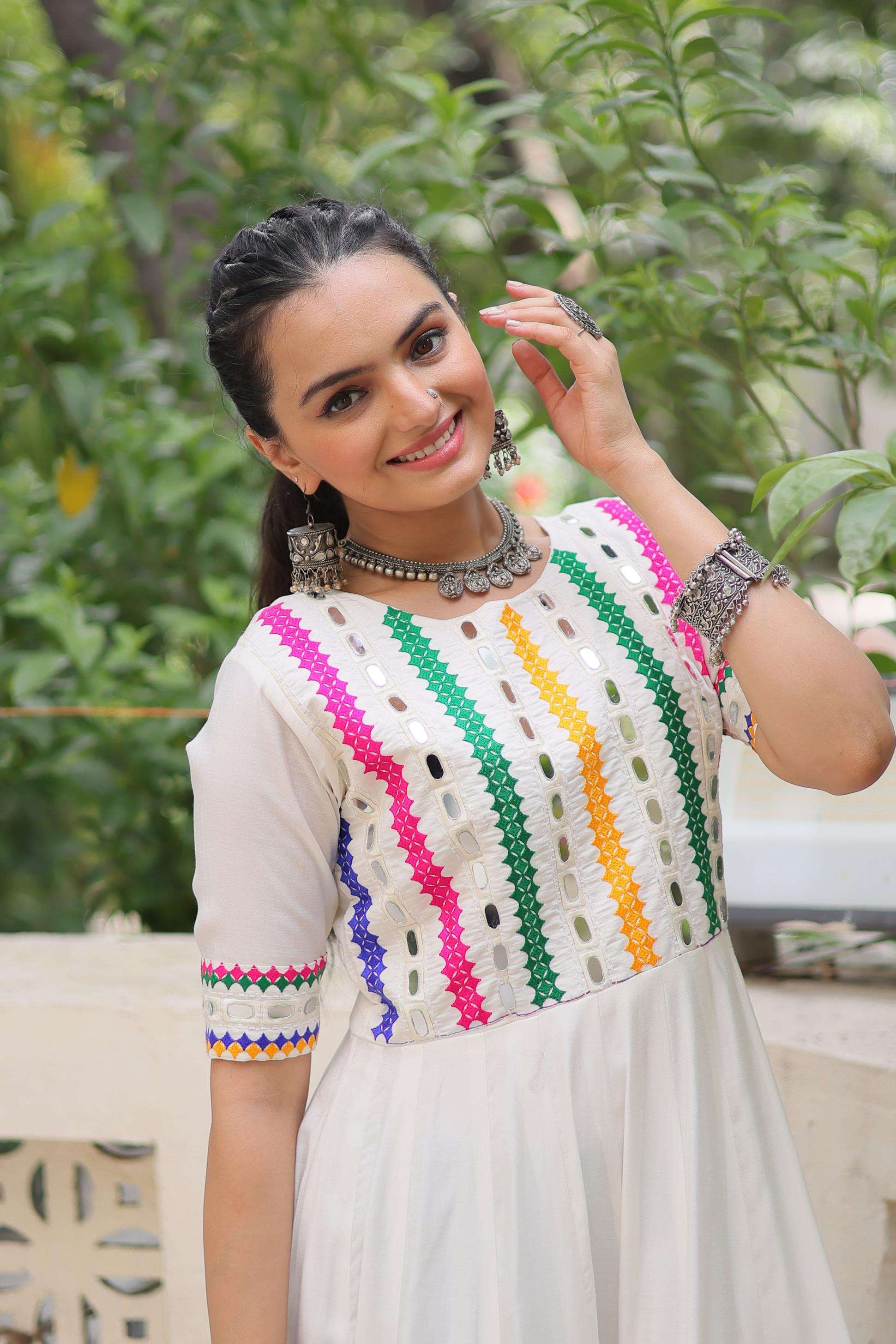 pr ka 1202 readymade stylish roman navratri gown in wholesale surat