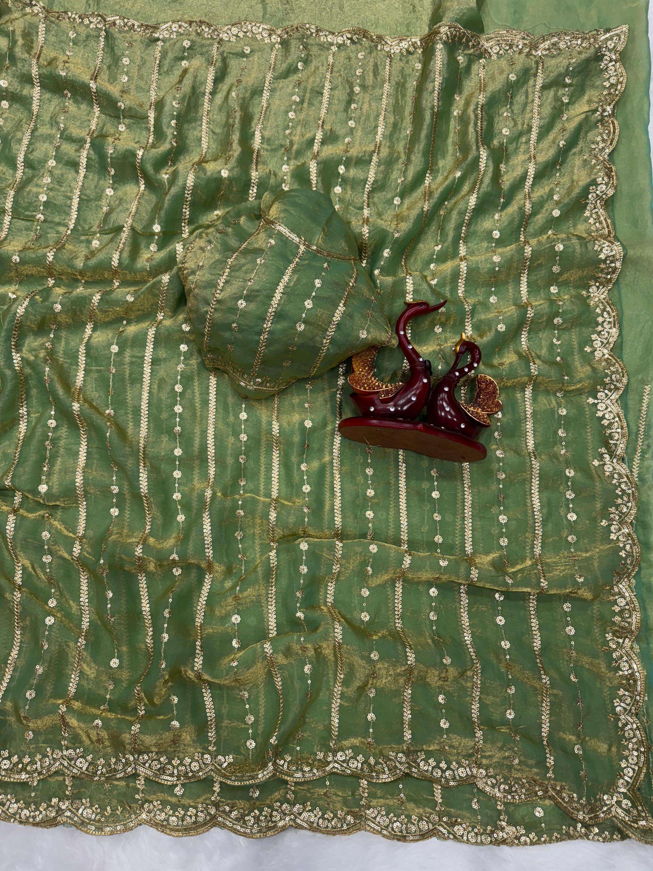 pr kc 2061 traditional silk sequence embroidery work sarees in wholesale surat