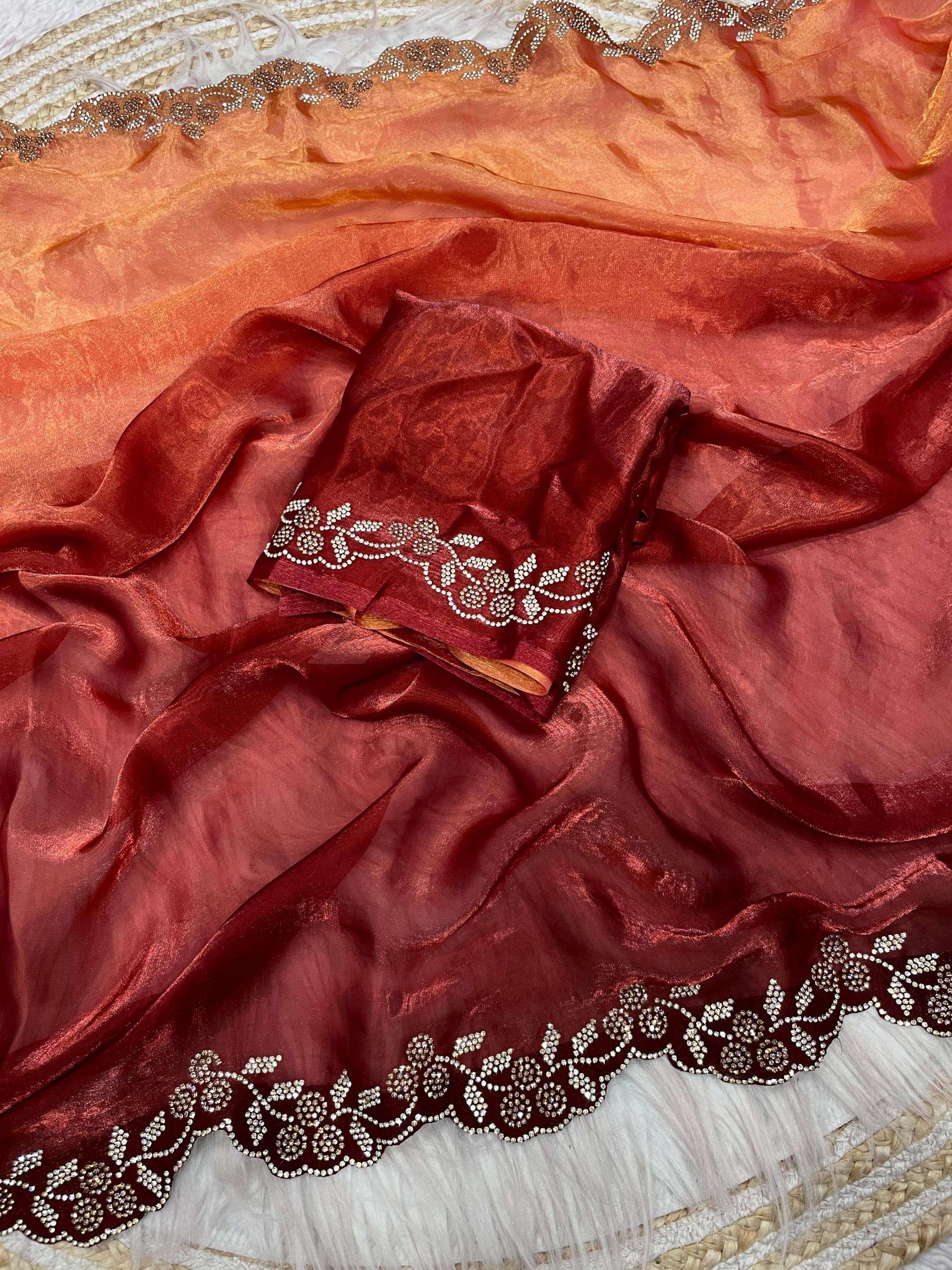 pr kc 664 silk beautiful jarkhan work hit design saree in wholesale surat