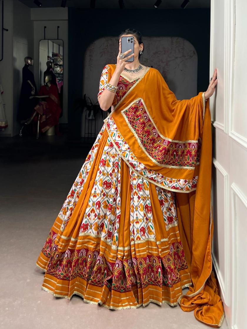 pr lnb1685 rayon navratri special stylish readymade lehenga choli with dupatta in wholesale surat