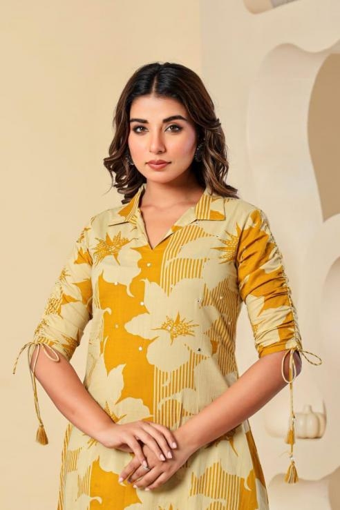 pr modern cotton pretty look combo set readymade co-ord in wholesale surat