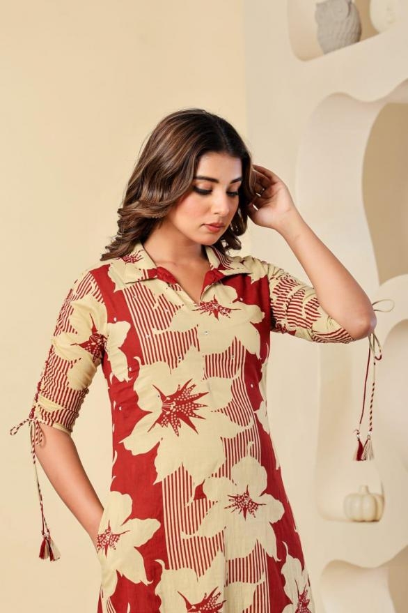pr modern cotton readymade classic combo set co-ord set in wholesale surat
