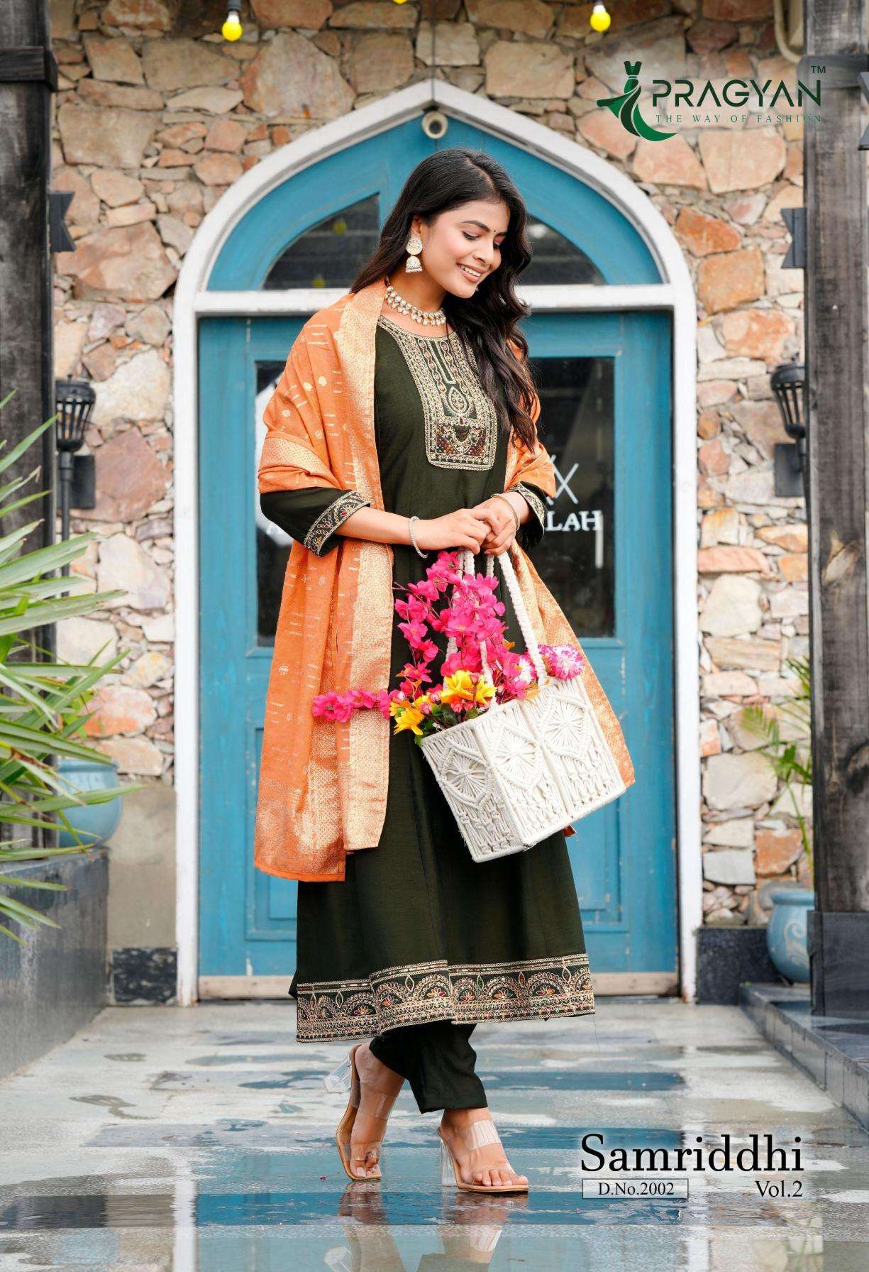 pragyan samriddhi vol 2 series 2001 to 2005 vichitra readymade stylish suit in wholesale surat