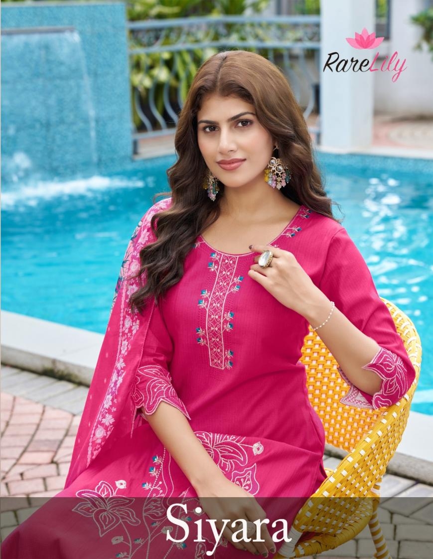 rare lily siyara series 01 to 06 burline silk readymade amazing casual suit in wholesale surat