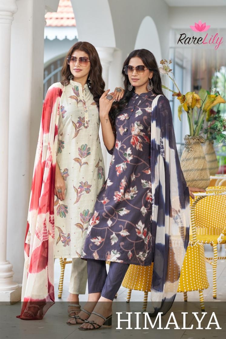 rary lily himalya vol 1 series 01 to 06 burlin fabric readymade suit in wholesale surat