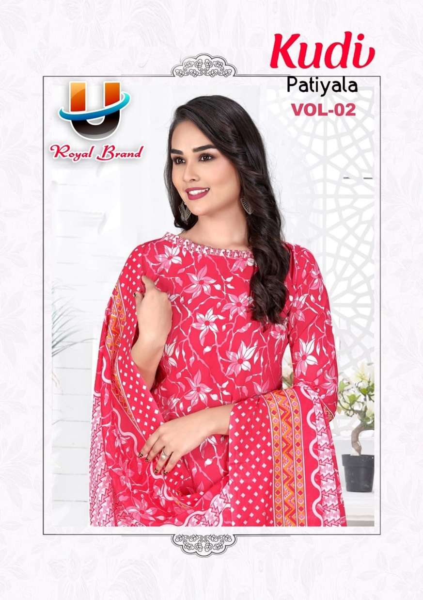 Royal Kudi Patiyala Vol-2 Soft Cotton Printed salwar kameez in wholesale surat