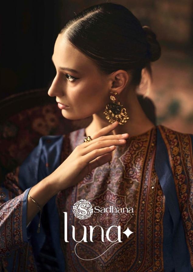 sadhana fashion luna series 11538 to 11541 viscose unique pashmina salwar kameez in wholesale surat