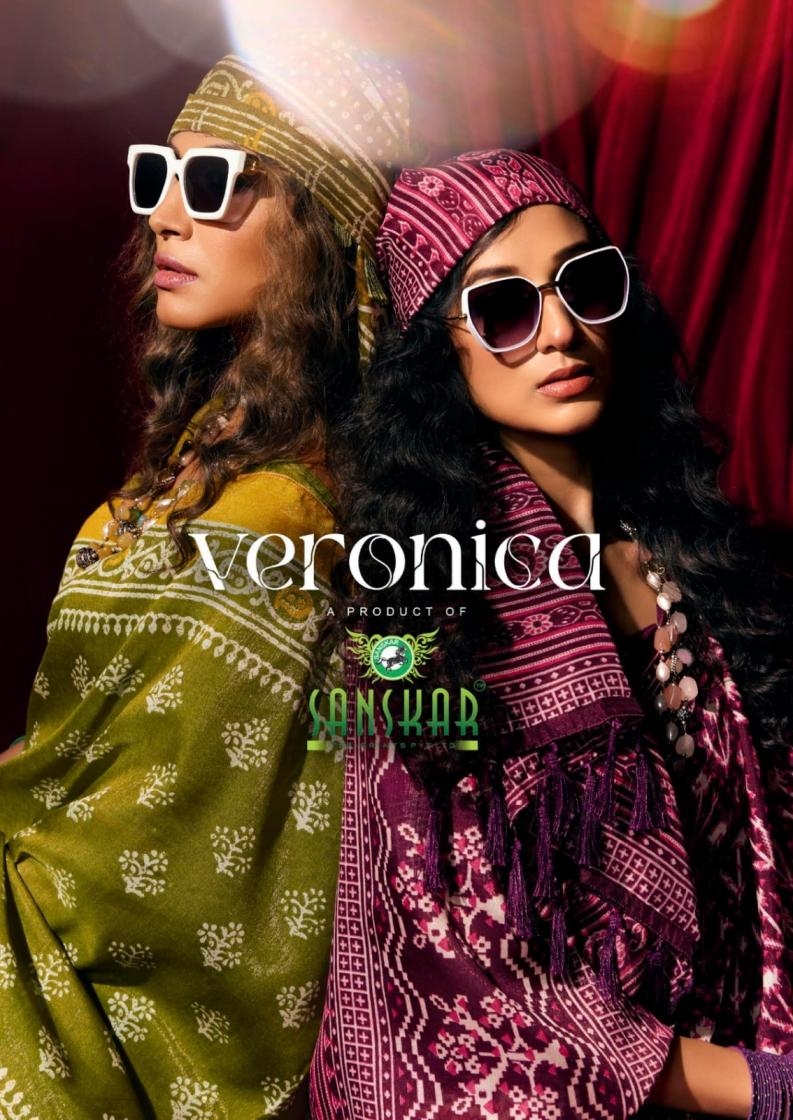sanskar tex prints veronica series 10001 to 10008 manipuri cottan silk amazing saree in wholesale surat