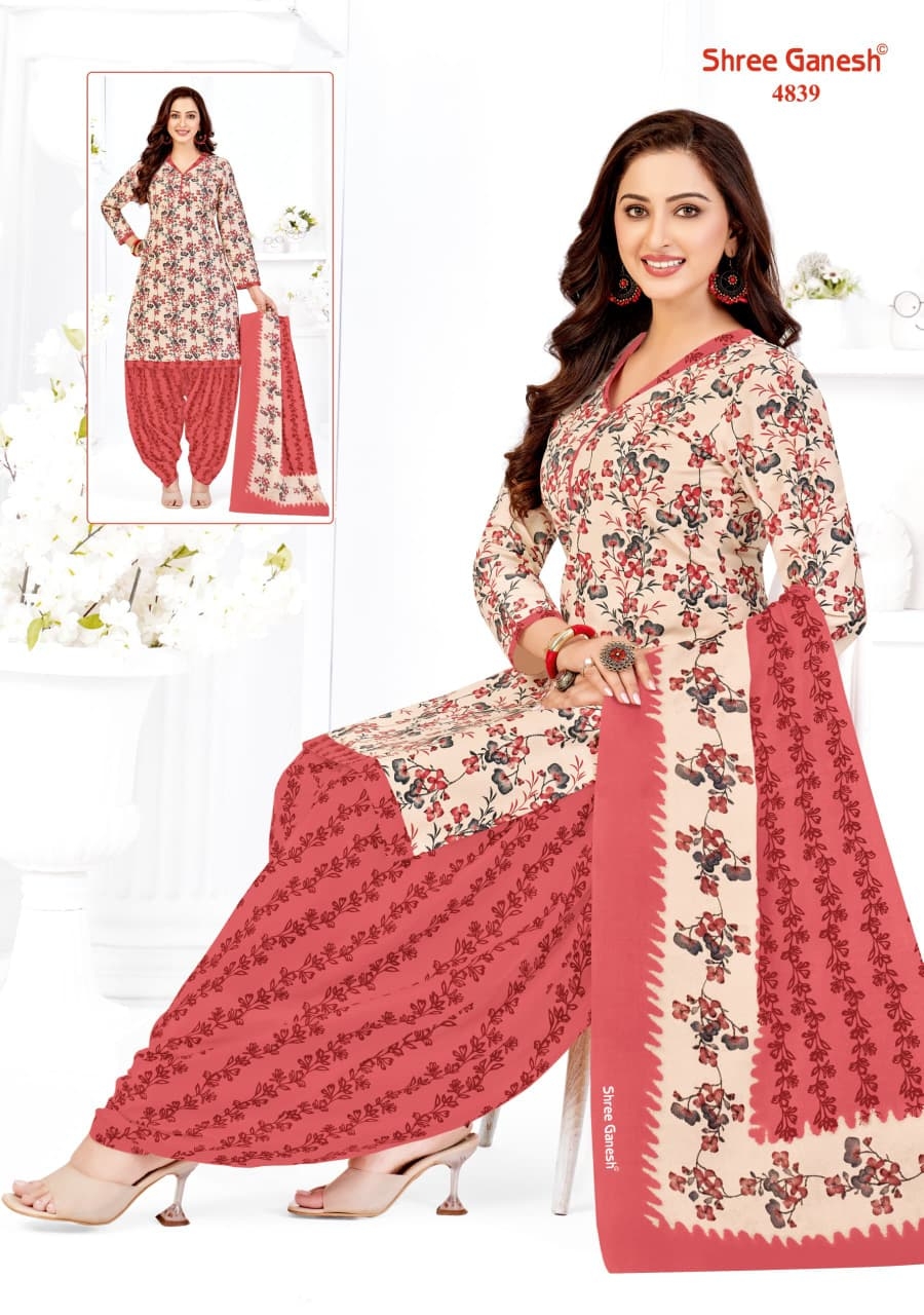 Shree Ganesh Hansika Vol-28 series 4801 to 4840 Pure Heavy Cotton Printed salwar kameez in wholesale surat