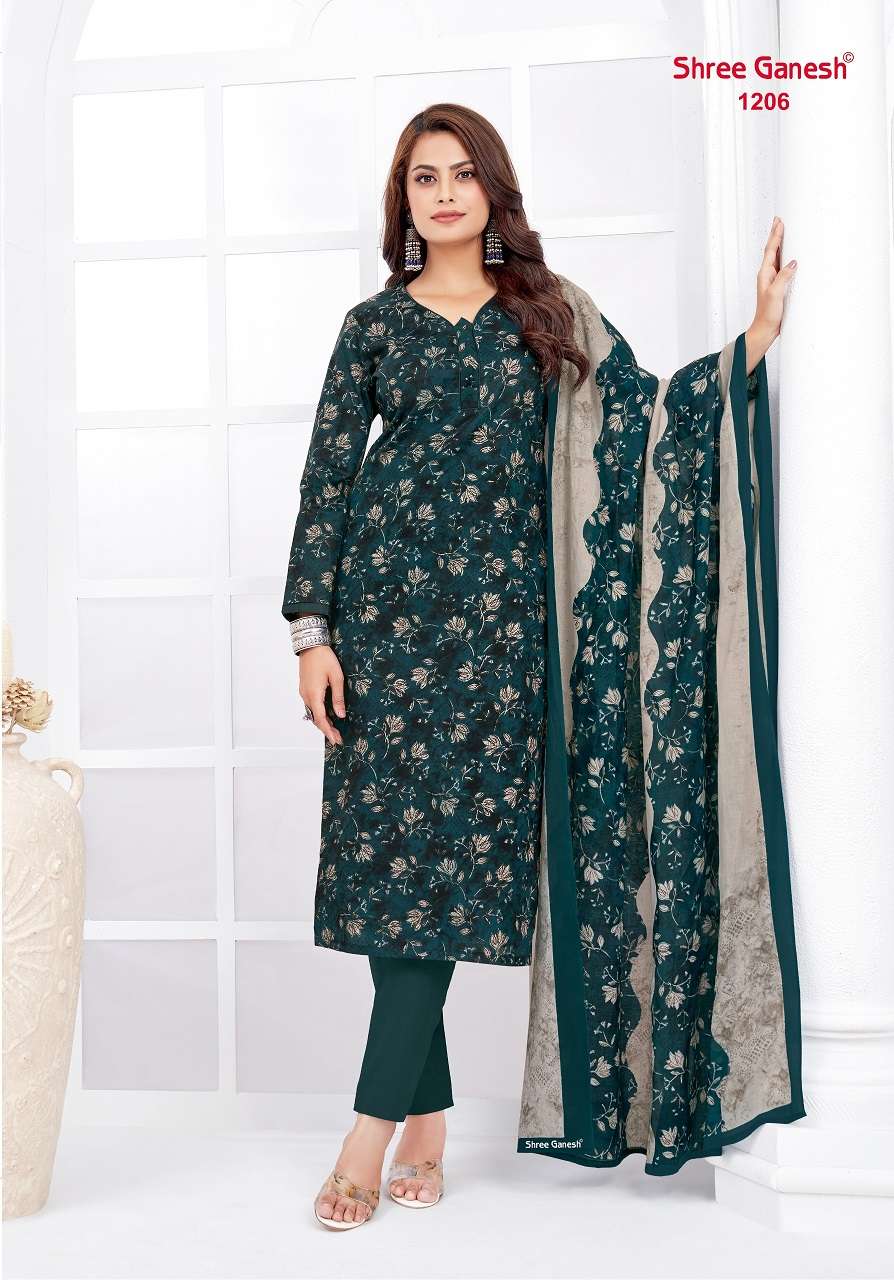 Shree Ganesh Parampara Vol-2 series 1201 to 1212 Pure Heavy Lawn Printed salwar kameez in wholesale surat