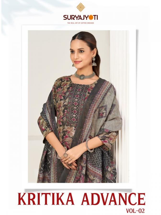 suryajyoti kritika advance vol 2 series 2001 to 2010 rayon capsule print readymade sit in wholesale surat