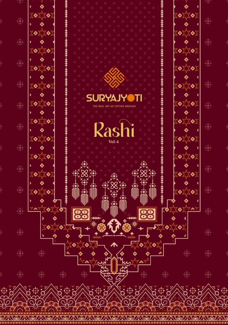 suryajyoti rashi vol 4 series 4001 to 4010 cotton anarkali style readymade big size suits in wholesale surat