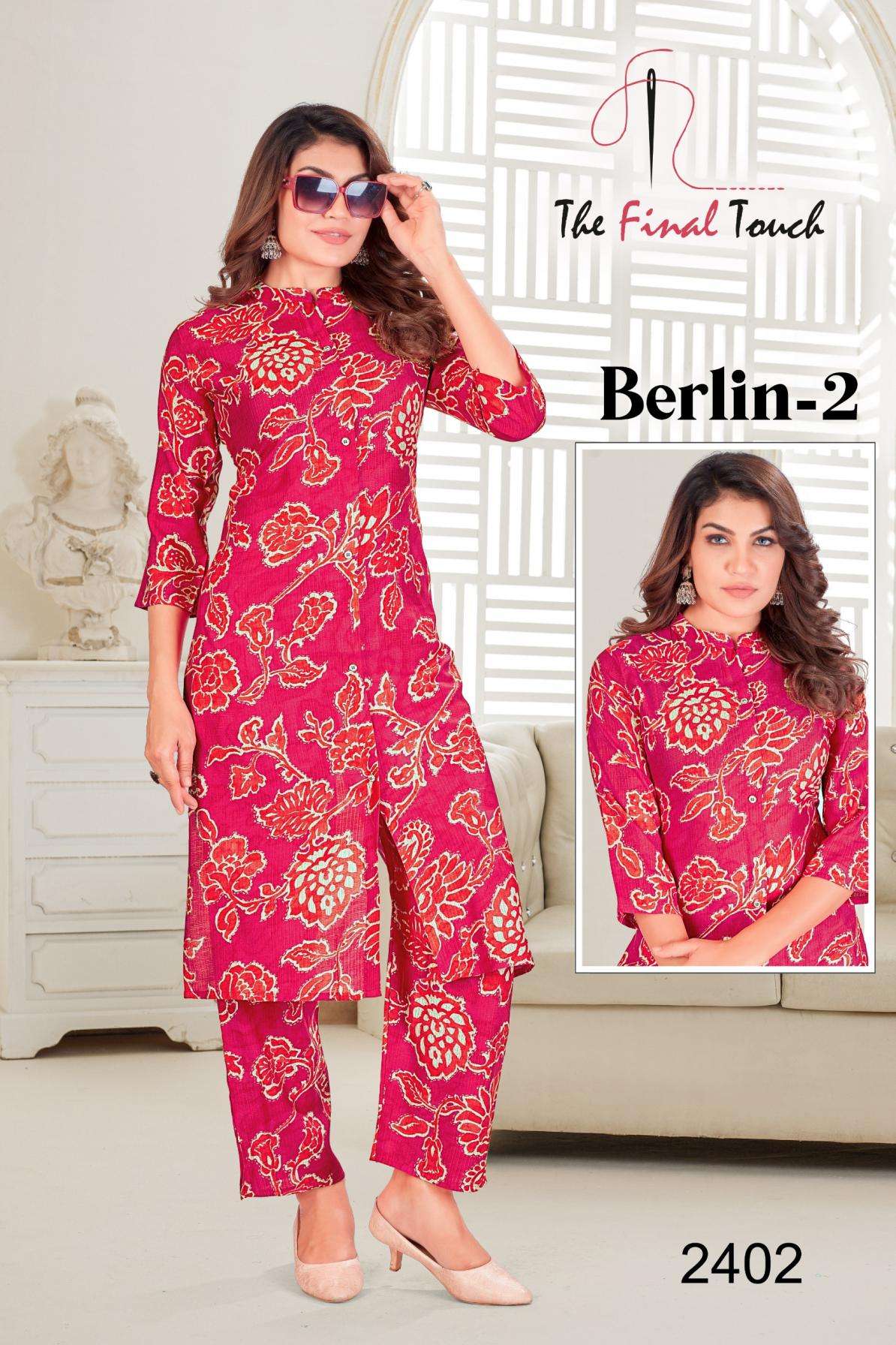 the Final Touch r r fashion berlin vol 2 series 2399 to 2417 readymade fancy combo set kurti with pant in wholesale surat