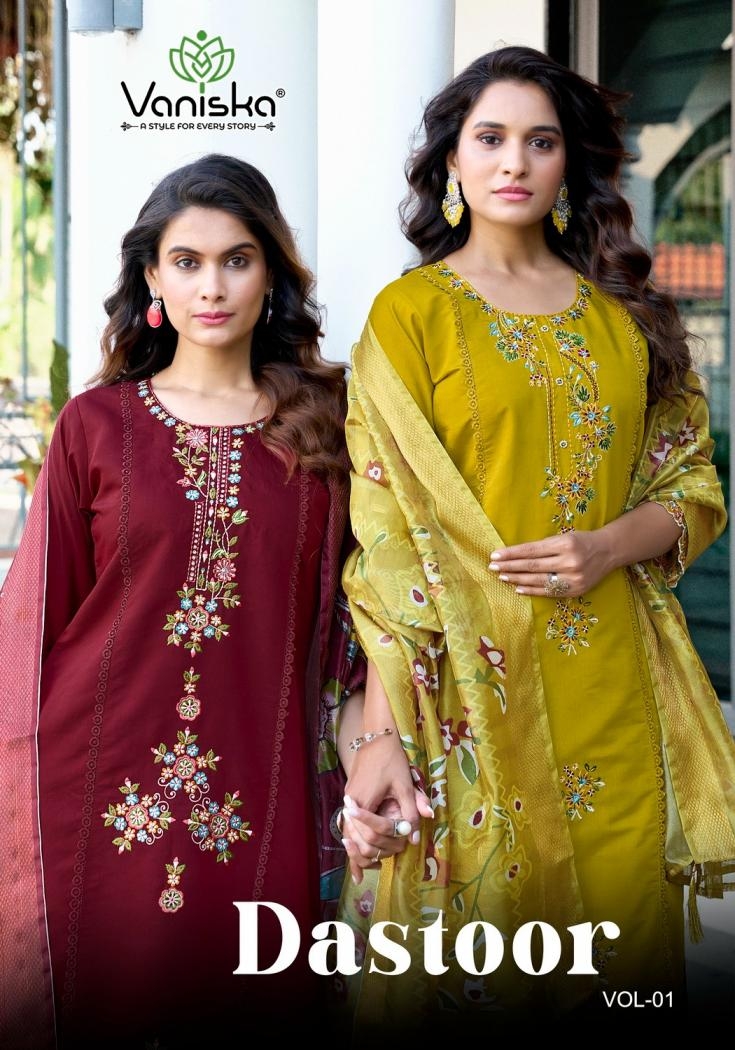 vaniska colourpix dastoor vol 1 series 1001 to 1006 roman silk readymade best suit in wholesale surat