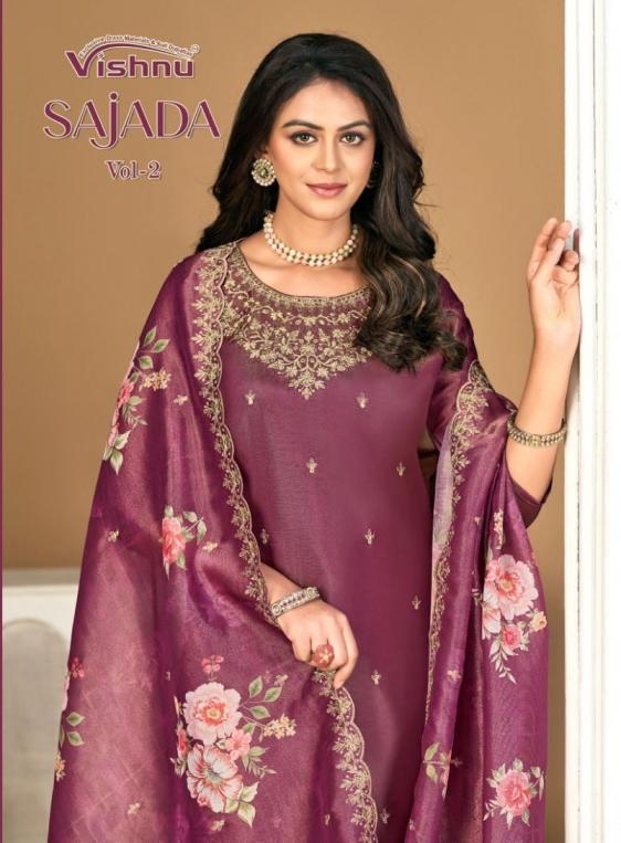 vishnu sajada vol 2 series 46001 to 46012 shimmer modern salwar kameez in wholesale surat