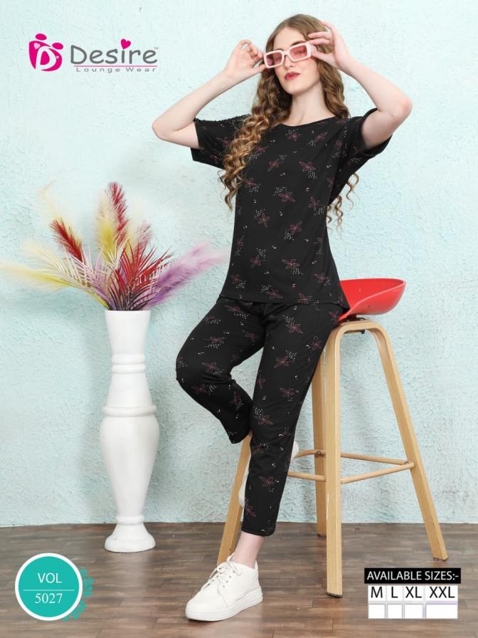 desire vol 5027 readymade pretty hosiery co-ord sets in wholesale surat