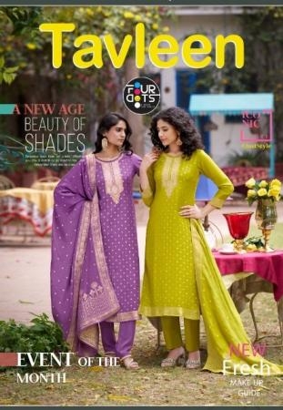 fourdots tavleen series 1641 to 1644 viscose muslin jacquard elegant style salwar kameez in wholesale surat