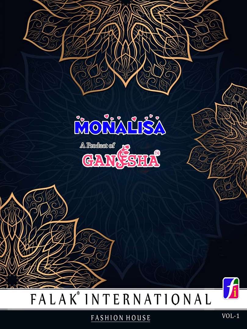 Ganesha Monalisa series 1008 to 1015 Pure Cotton With Embroidery Work Cotton Saree in wholesale surat