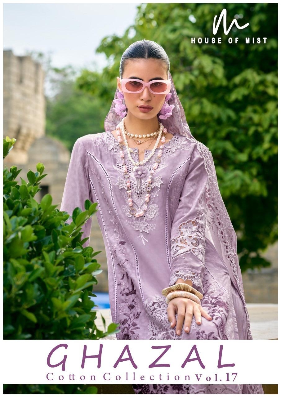 Ghazal Karachi Vol-17 series 161 to 166 Heavy Cotton Printed salwwar kameez in wholesale surat