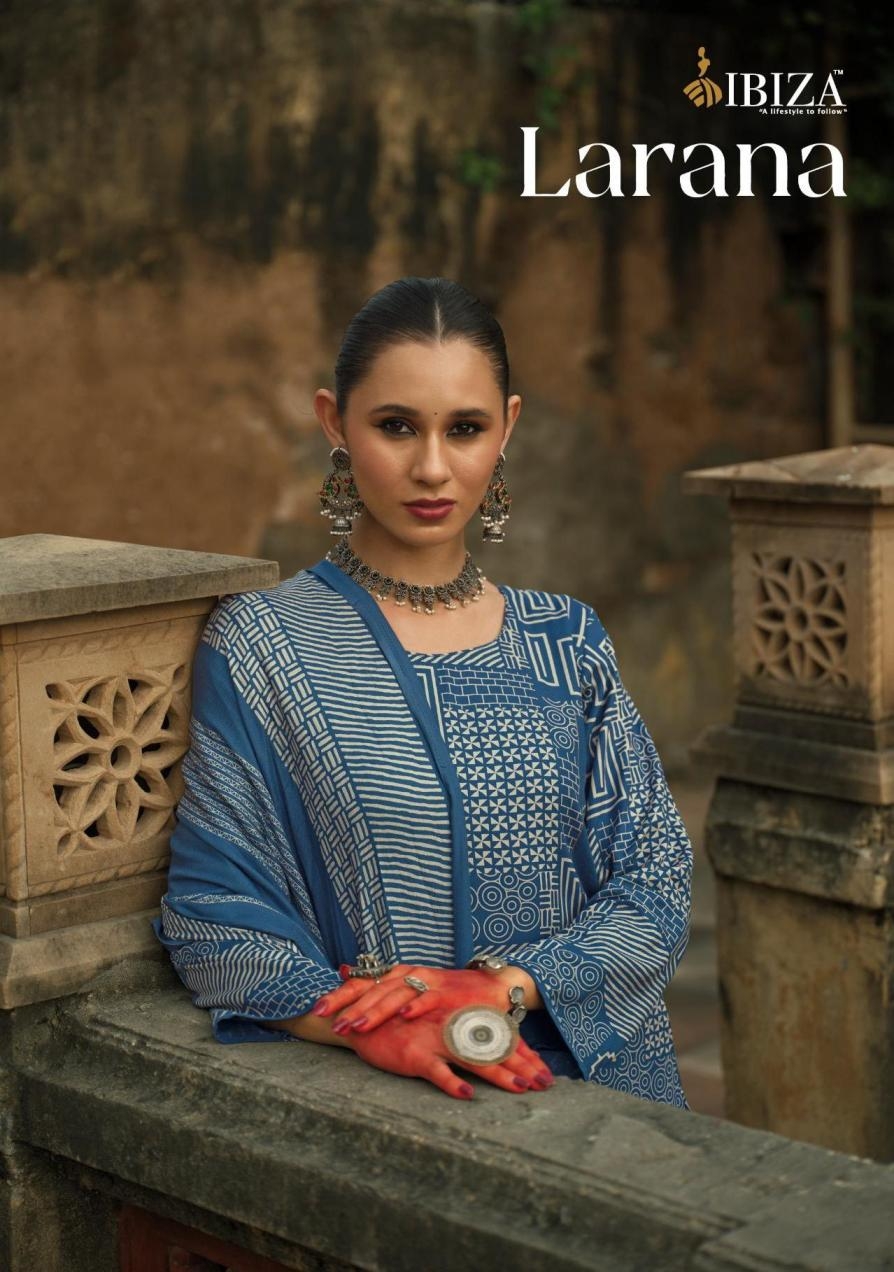 ibiza larana series 11711 to 11714 winter viscose pashmina suit in wholesale surat