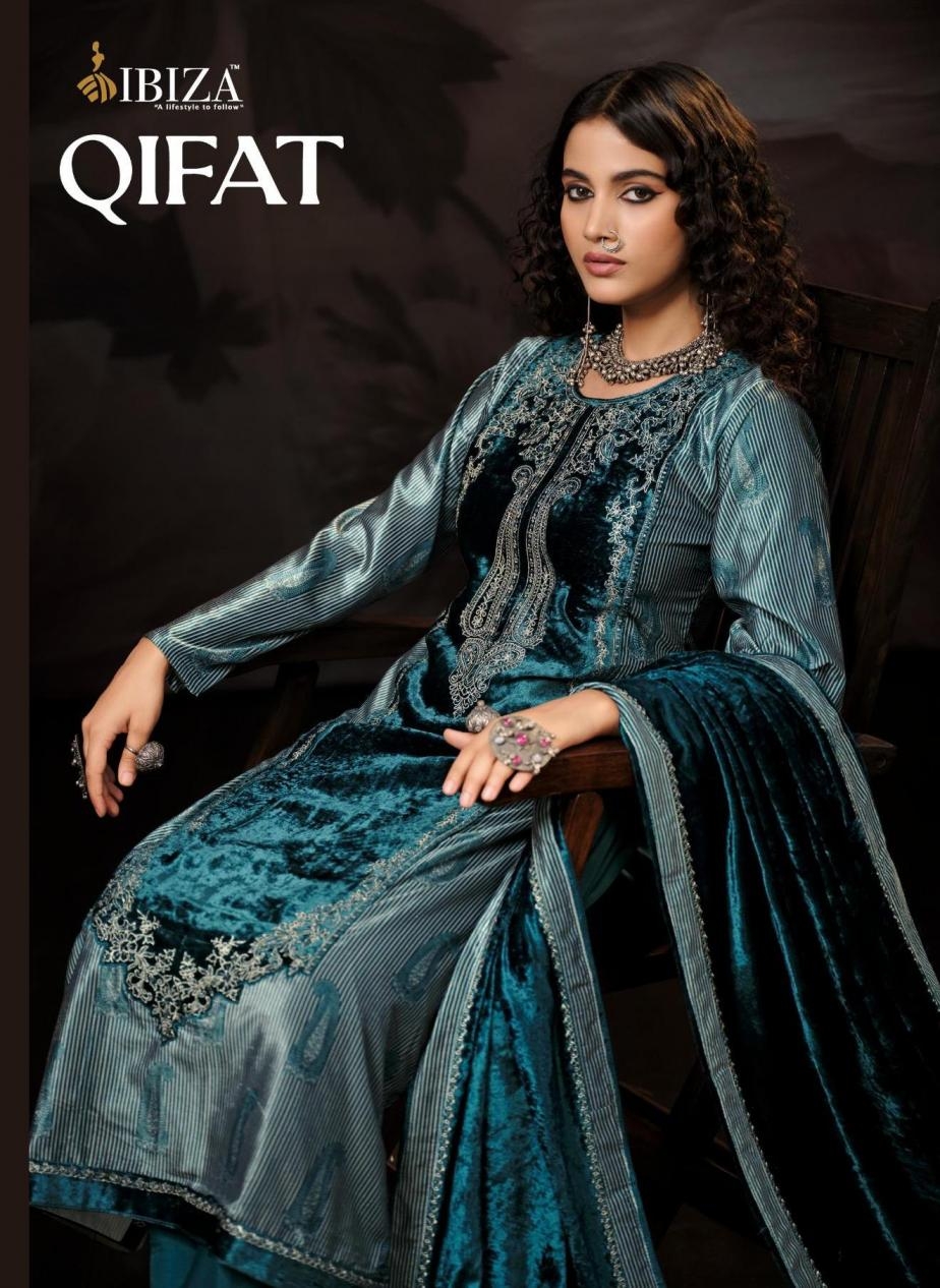 ibiza qifat series 11701 to 11704 viscose velvet winter stylish salwar kameez in wholesale surat