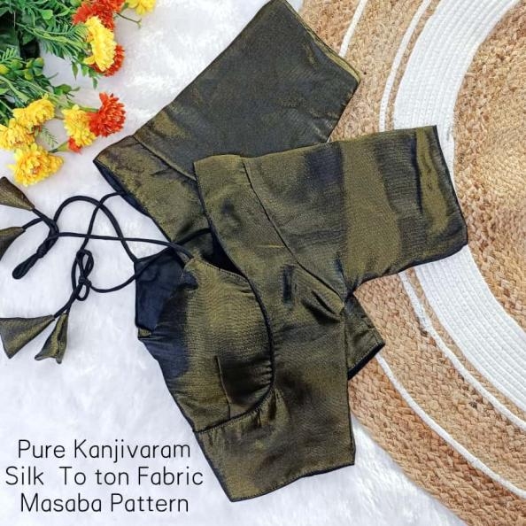 kanjivaram masaba kanjivaram silk jari fully stitch blouse in wholesale surat