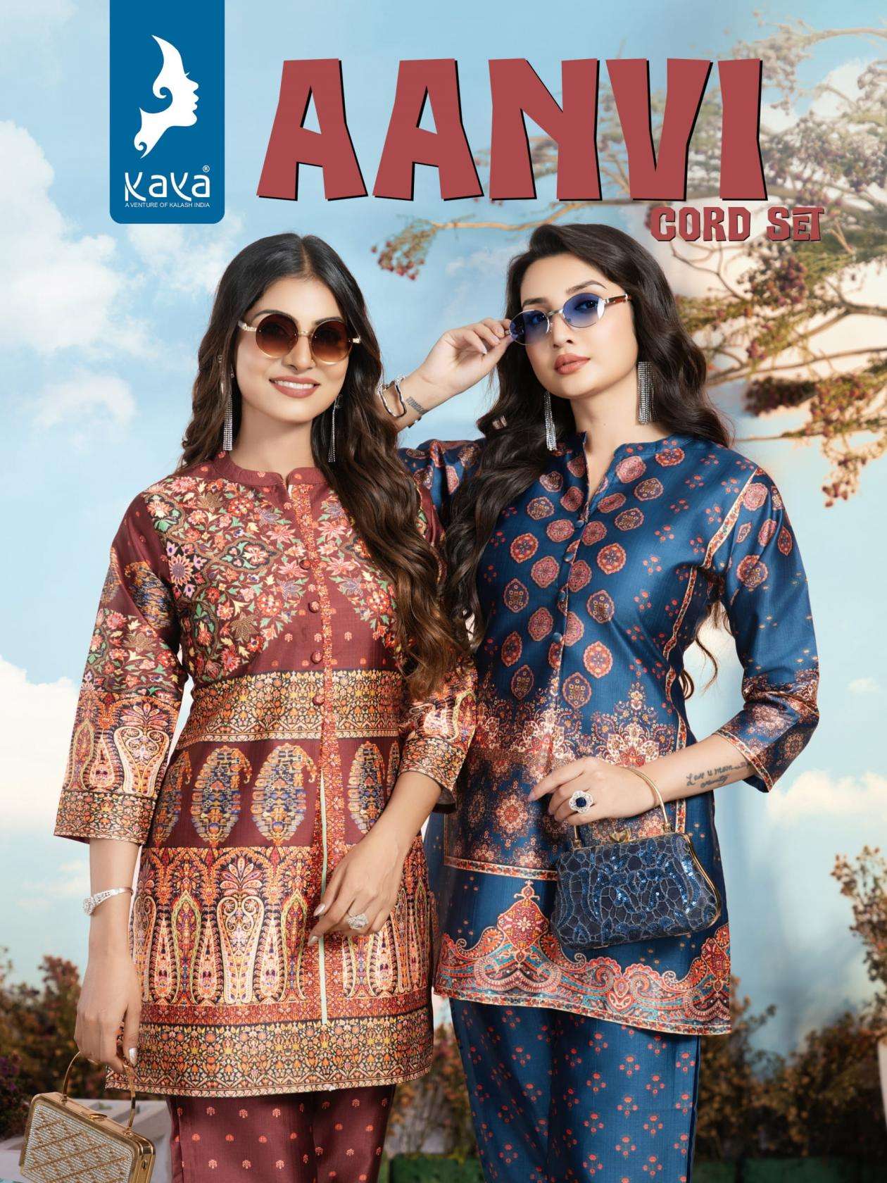 kaya aanvi series 01 to 06 vertican readymade stylish co-ord sets in wholesale surat