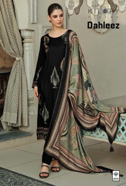 kilory trends dahleez series 2071 to 2076 amazing viscose pashmina winter salwar kameez in wholesale surat