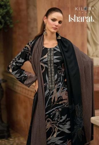 kilory trends isharat series 1881 to 1886 viscose pashmina winter salwar kameez in wholesale surat