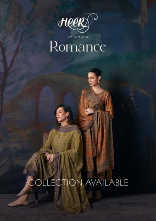 kimora heer romance vol 227 series 9831 to 9836 muslin pretty look salwar kameez in wholesale surat