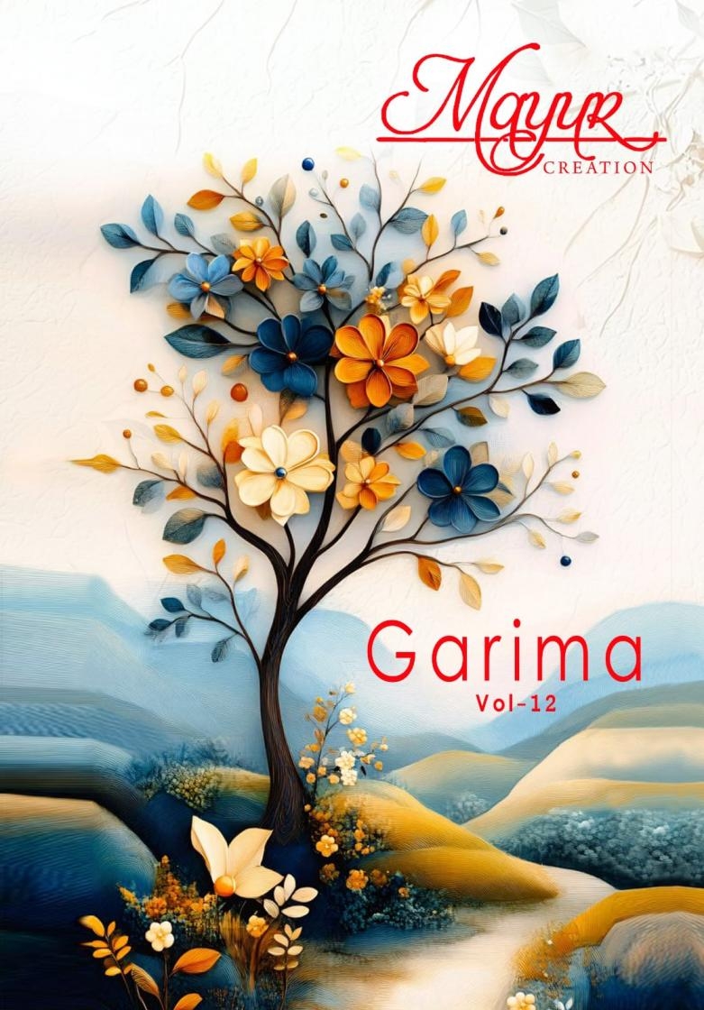 mayur creation garima vol 12 series 12001 to 12010 cotton stylish salwar kameez in wholesale surat