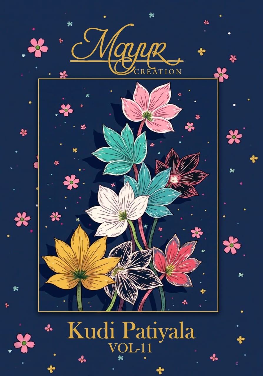 Mayur Kudi Patiyala Vol-11 series 11001 to 11010 Pure Cotton Printed salwar kameez in wholesale surat