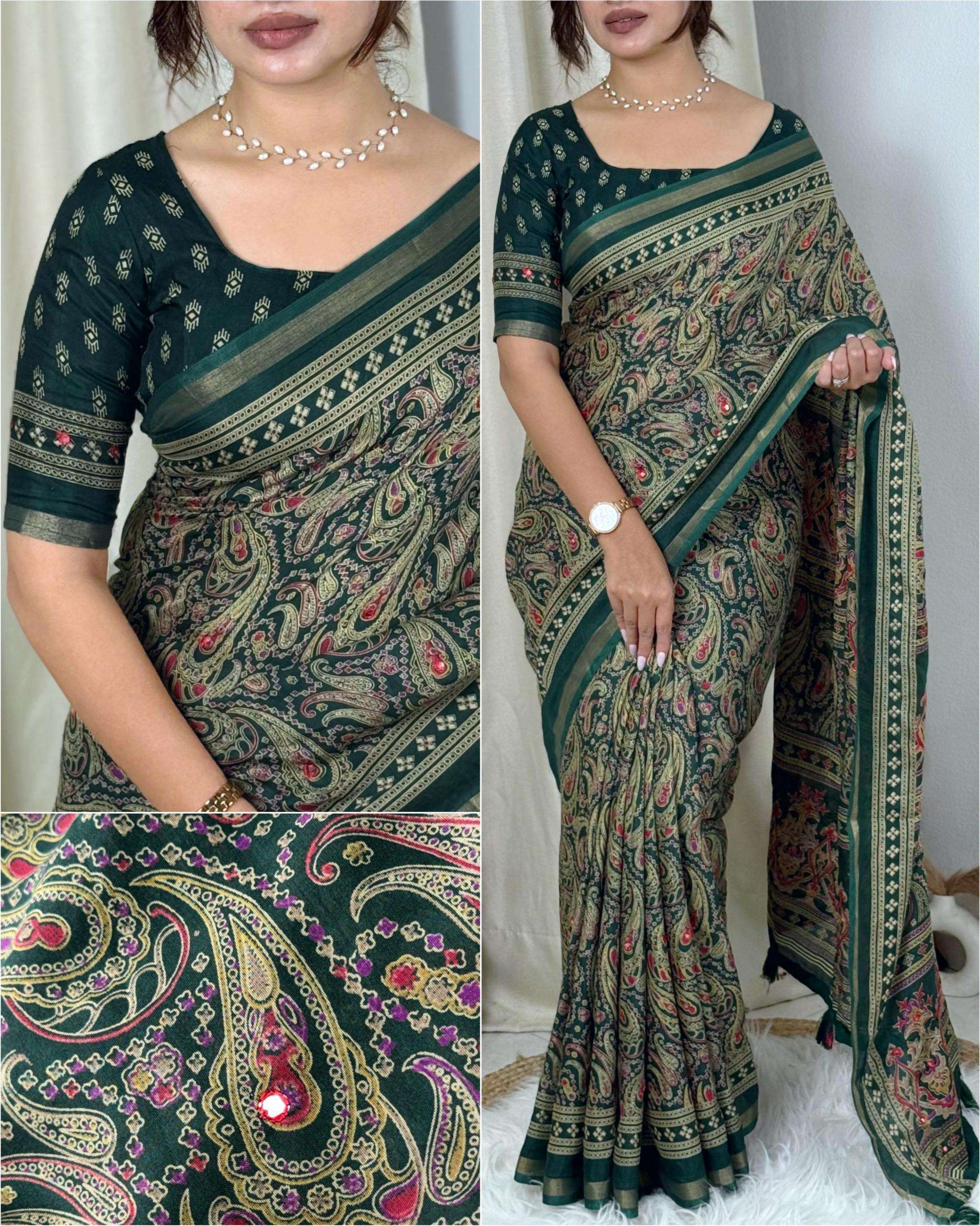 pr kalamkari mul cotton elegance saree in wholesale surat
