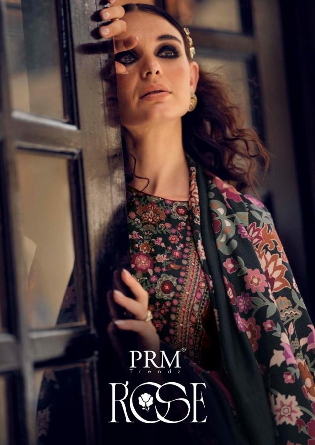 prm trendz rose series 12131 to 12136 viscose pashmina winter attractive salwar kameez in wholesale surat