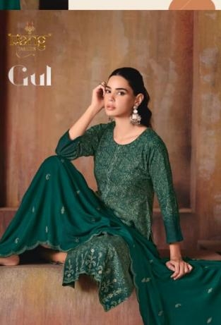 rang fashion gul series 1001 to 1004 wool winter special salwar kameez in wholesale surat