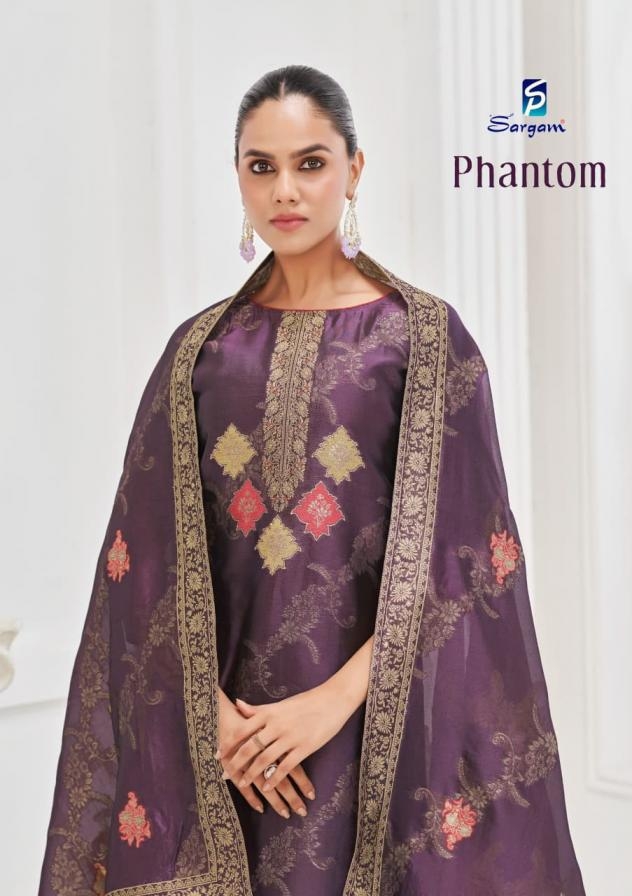 sargam prints phantom series 2709A to 2709D viscose woven silk elegance salwar kameez in wholesale surat