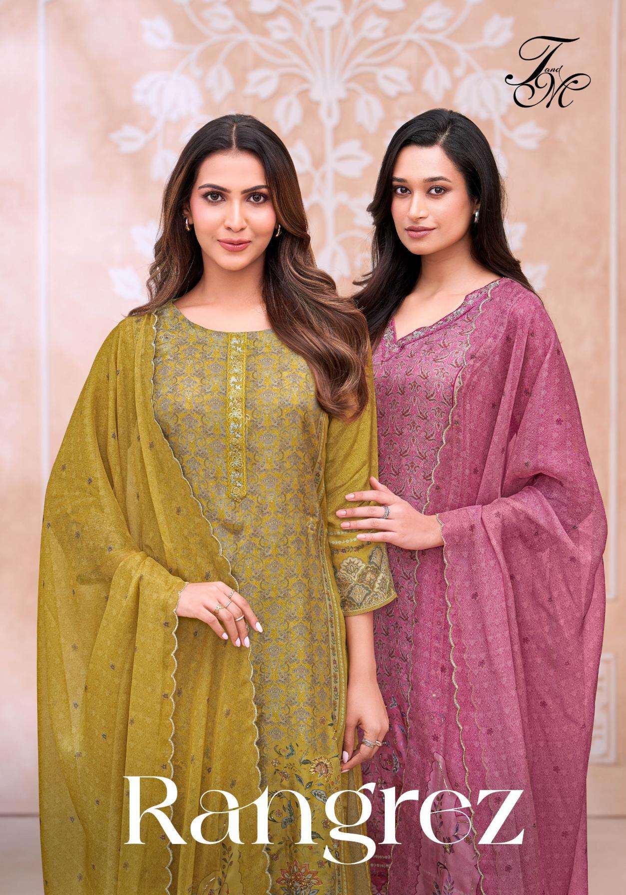 t&m rangrez series 1489 to 1478 silk hit design salwar kameez in wholesale surat