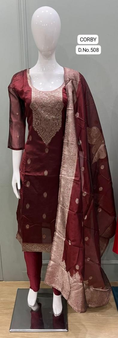 TUNIC HOUSE CORBY JAQUARD SERIES 503 TO 535 FANCY READYMADE SALWAR KAMEERZ IN WHOLESALE SURAT