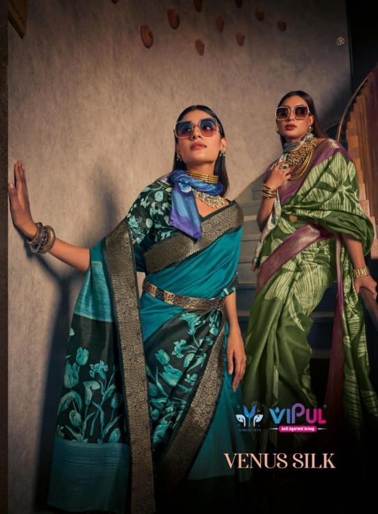 vipul venus silk bhagpuri silk series 89505-89516 amazing sarees in wholesale surat