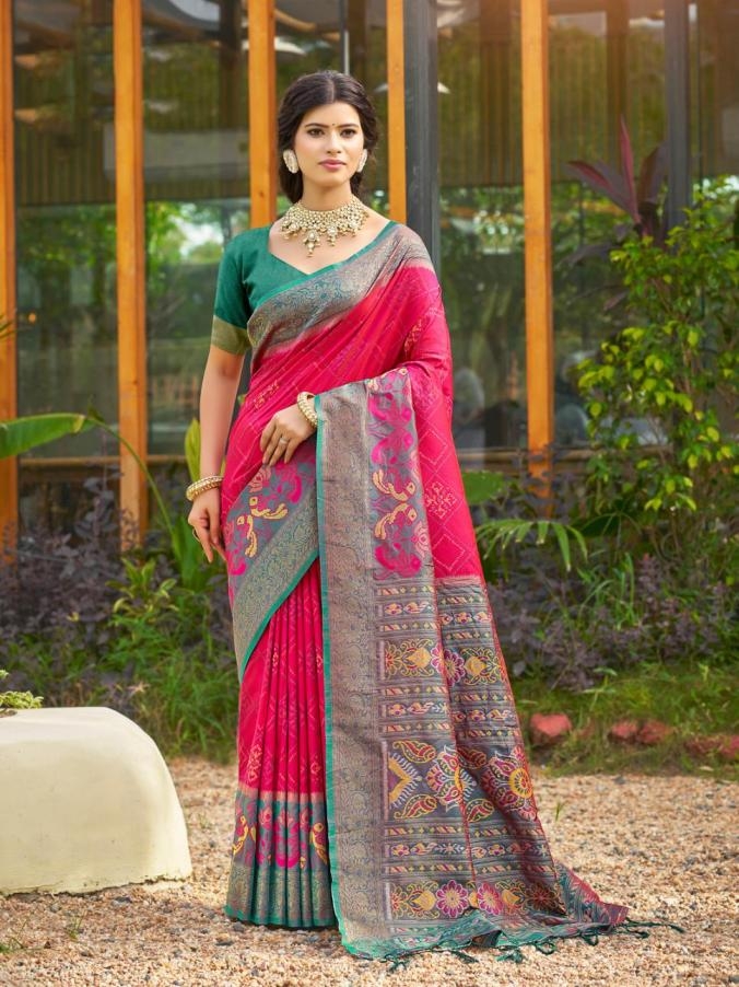 Astita fancy designer POORVIKA SILK VOL 4 Pochampalli Soft Silk fabric saree in wholesale surat