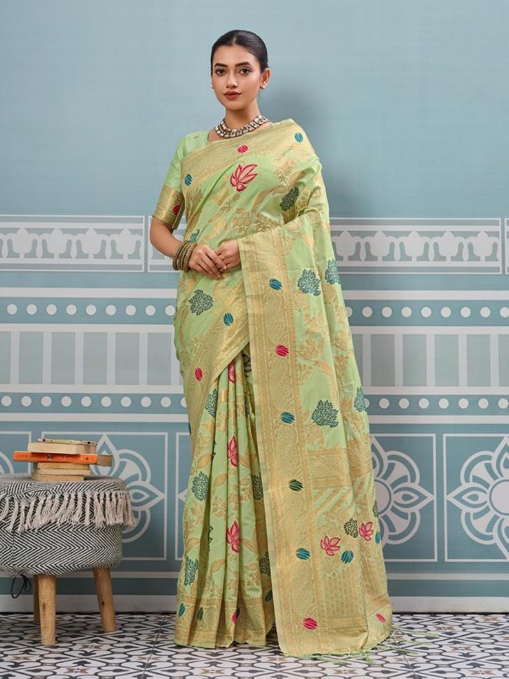astita fancy designer SWARNIKA VOL 2 BANARASI SILK fabric saree wholesale surat