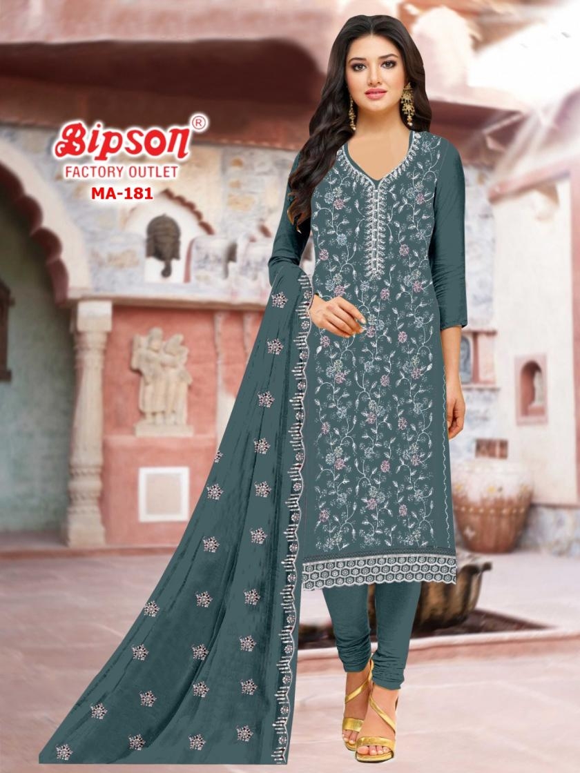 bipson prints 181 hit design fox georgette salwar kameez in wholesale surat