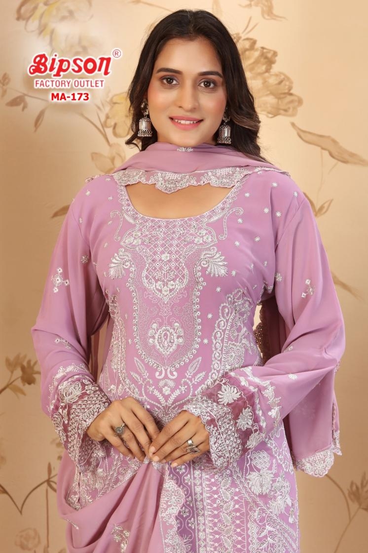 bipson prints ma 173 amazing fox georgette pakistani salwar kameez in wholesale surat