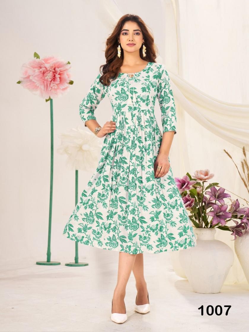 blue hills classmate series 1001 to 1008 rayon midi style fully stitch big size kurti in wholesale surat