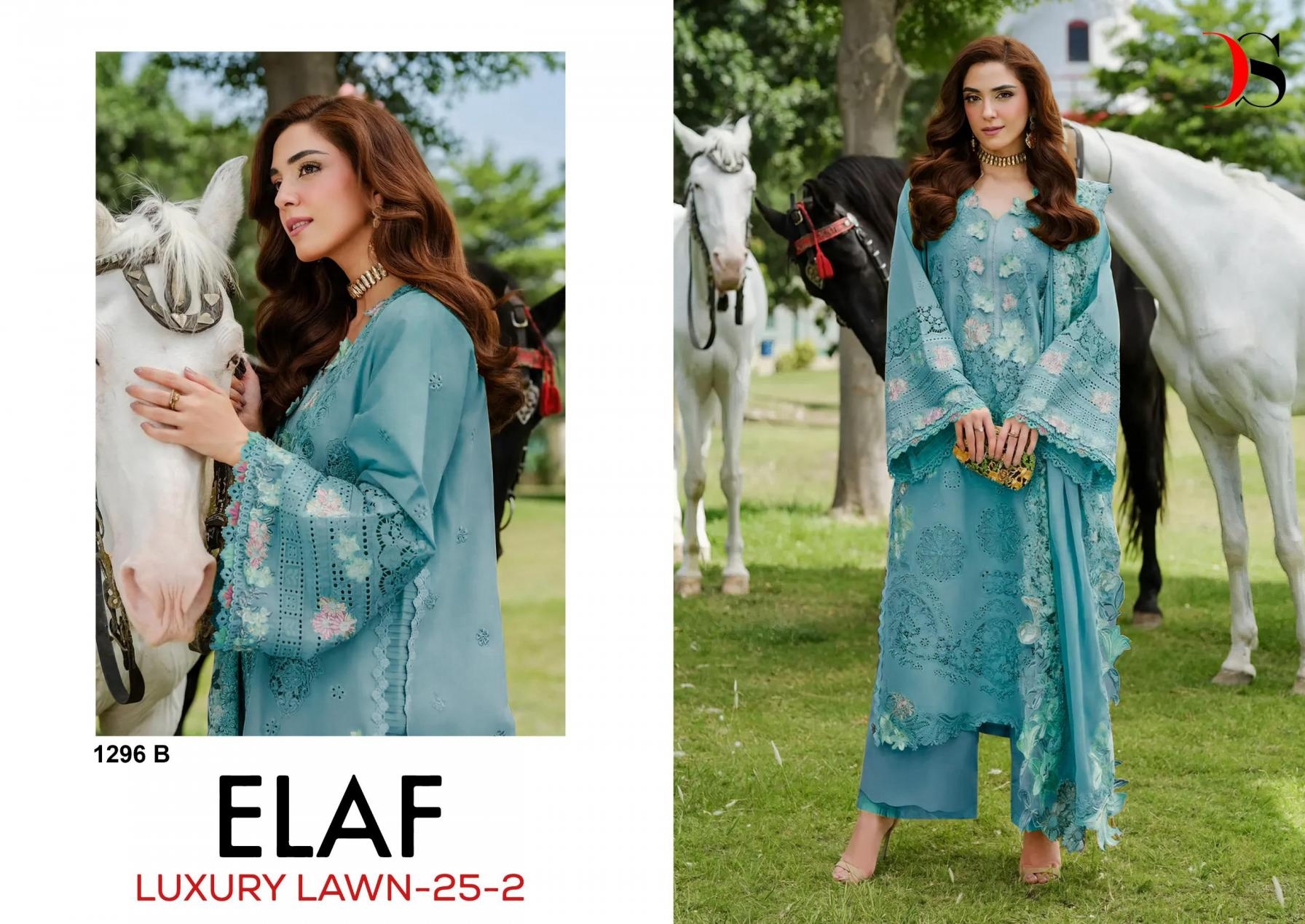 deepsy suits 1296 elaf laxury lawn 25 vol 2 casual pakistani salwar kameez in wholesale surat